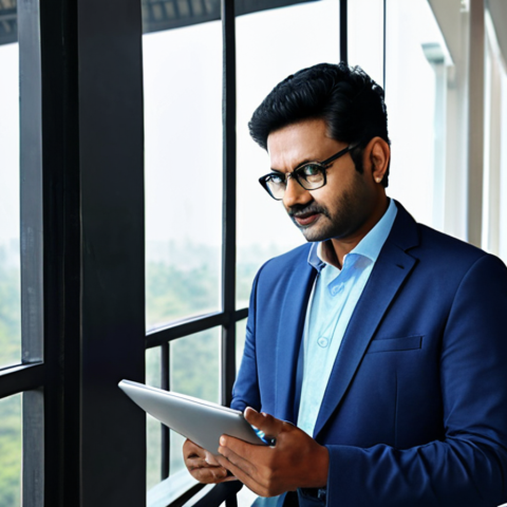 **A skilled project manager in a modern film studio, reviewing schedules on a digital tablet, fully clothed, professional attire, safe for work, perfect anatomy, natural pose, high quality, appropriate content, family-friendly.** (एक कुशल प्रोजेक्ट मैनेजर एक आधुनिक फिल्म स्टूडियो में, डिजिटल टैबलेट पर शेड्यूल की समीक्षा करते हुए, पूरी तरह से कपड़े पहने, पेशेवर पोशाक, काम के लिए सुरक्षित, सही शारीरिक रचना, प्राकृतिक मुद्रा, उच्च गुणवत्ता, उचित सामग्री, परिवार के अनुकूल।)