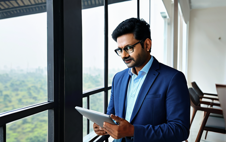 **A skilled project manager in a modern film studio, reviewing schedules on a digital tablet, fully clothed, professional attire, safe for work, perfect anatomy, natural pose, high quality, appropriate content, family-friendly.** (एक कुशल प्रोजेक्ट मैनेजर एक आधुनिक फिल्म स्टूडियो में, डिजिटल टैबलेट पर शेड्यूल की समीक्षा करते हुए, पूरी तरह से कपड़े पहने, पेशेवर पोशाक, काम के लिए सुरक्षित, सही शारीरिक रचना, प्राकृतिक मुद्रा, उच्च गुणवत्ता, उचित सामग्री, परिवार के अनुकूल।)