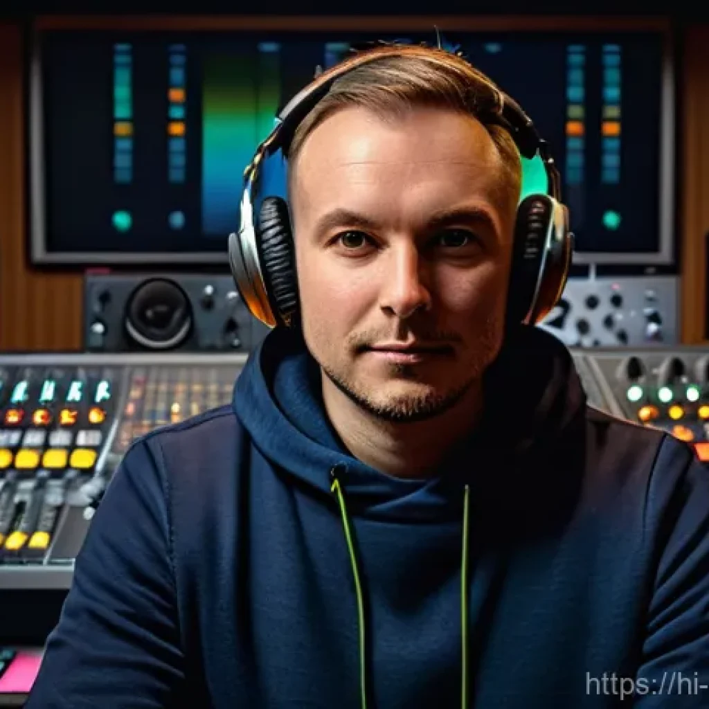 영화 사운드 디자인 실무 팁 - The Artisan of Soundscapes**

An image of a focused sound designer (adult, any gender, dressed in a ...